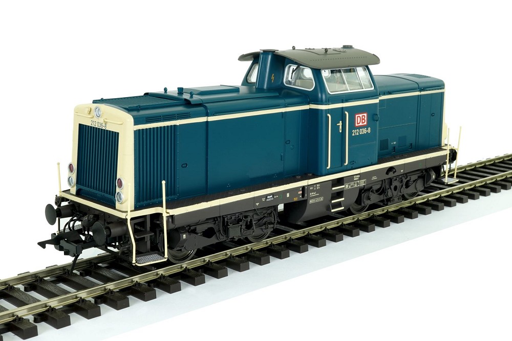 Diesellok BR 212 036-8, DB, Epoche 5, ozeanblau/beige