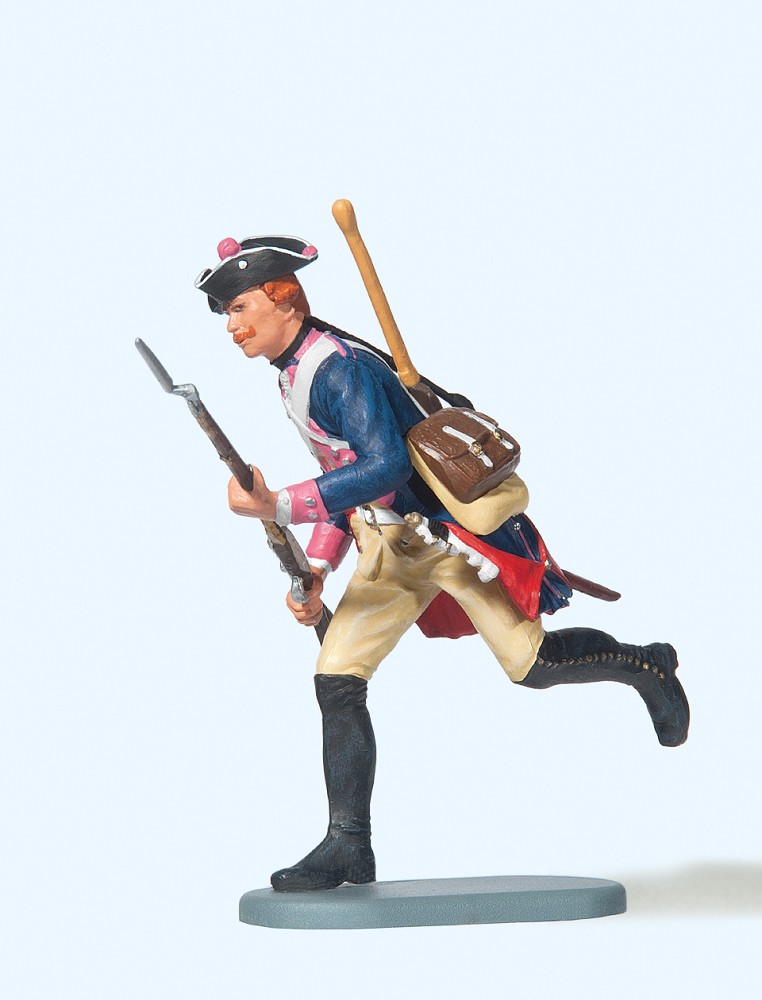 Musketier stürmend