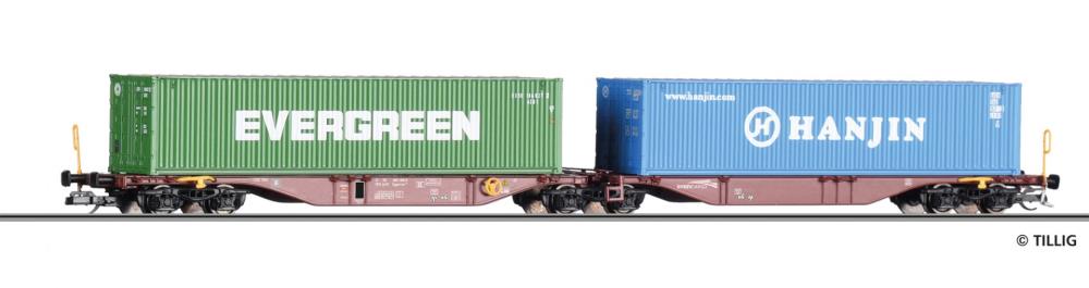Containertragwagen der GySEV Cargo