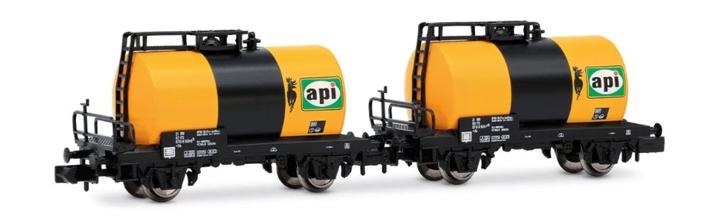 FS, 2-tlg. Set 2-achs. Kesselwagen „Api”