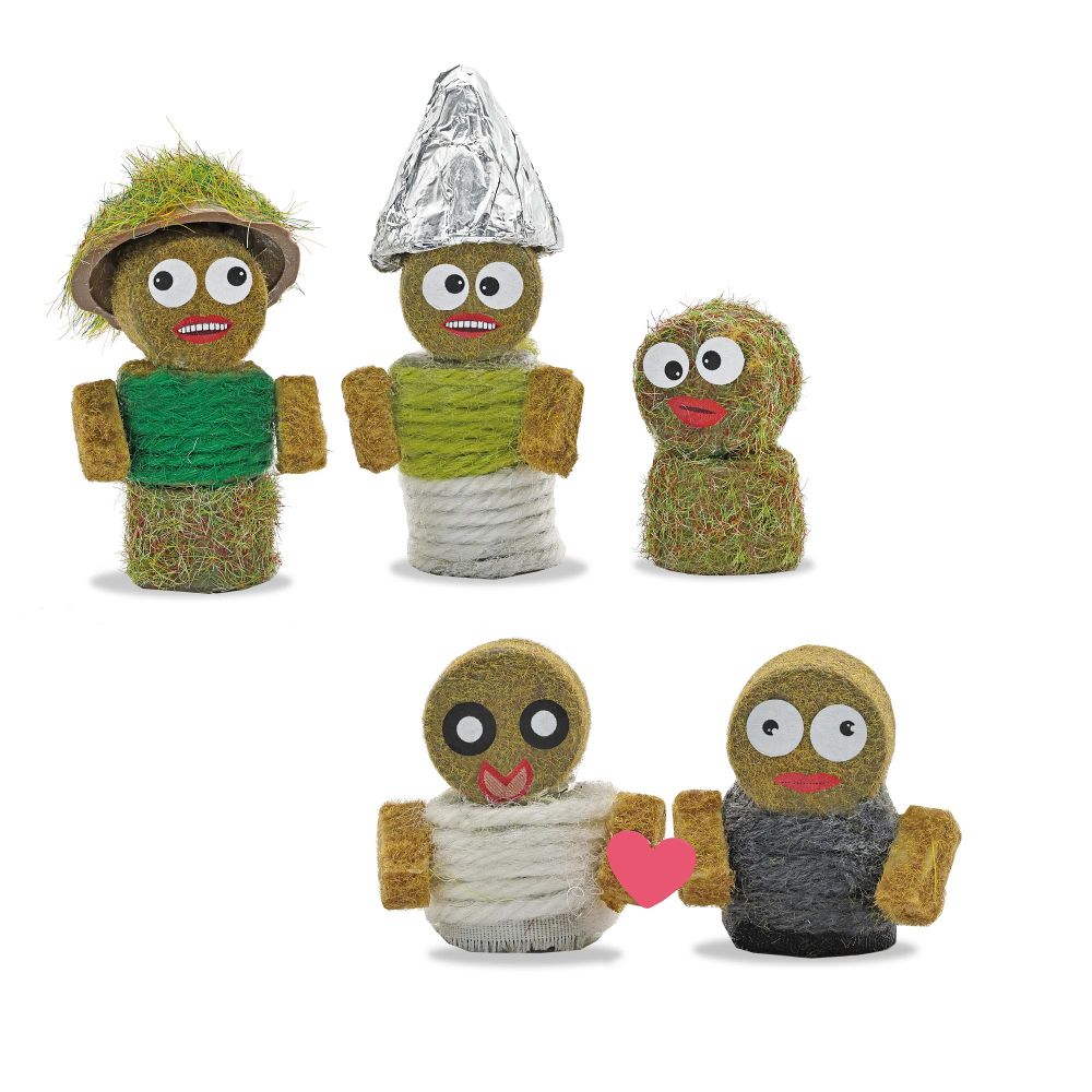 Strohballen-Figuren H0