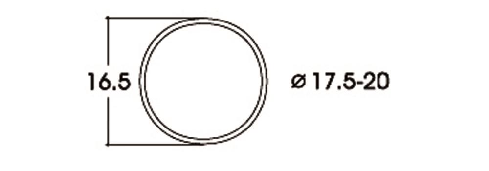 Haftrings.10Stk.17!5 bis 20mm