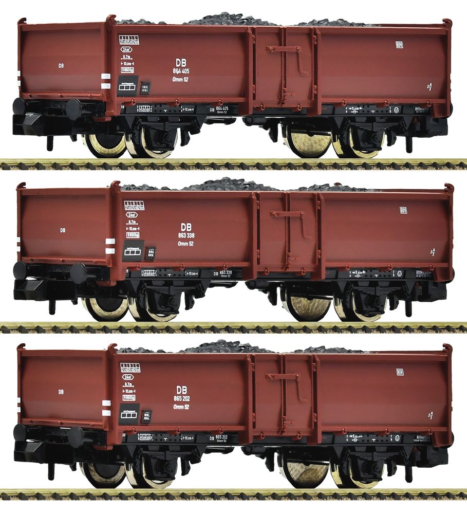3-tlg. Set: Kohlewagen