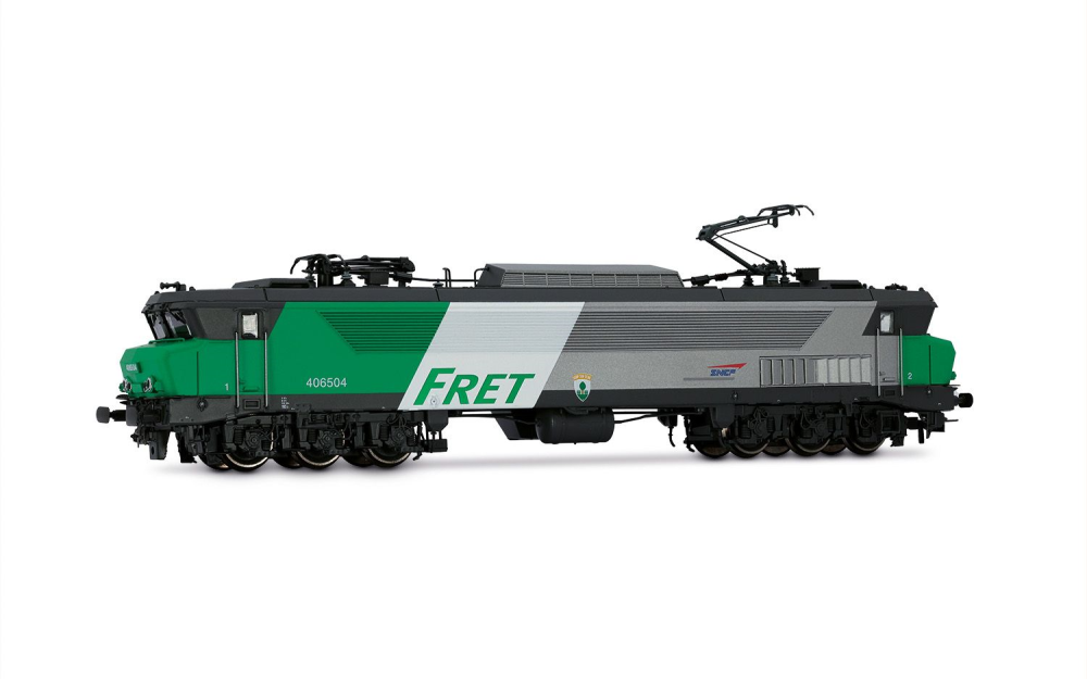 SNCF, Elektrolokomotive CC 6504 „Vitry-sur-Seine“ in grüner