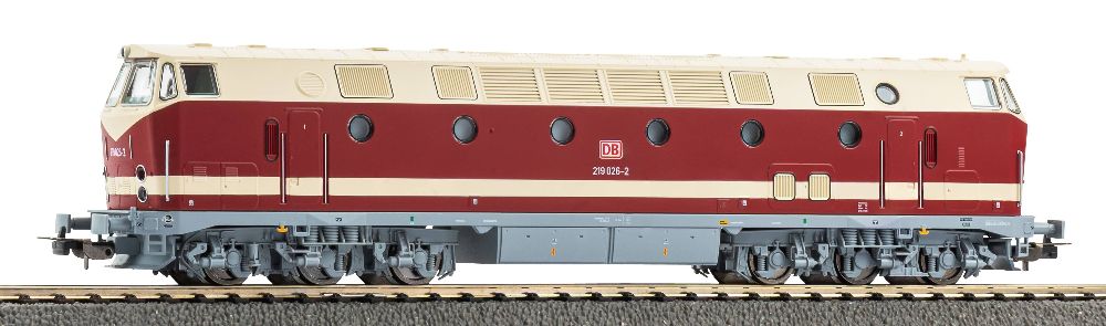 Diesellok/Sound BR 219 Licht oben DB AG V + 8pol. Dec.