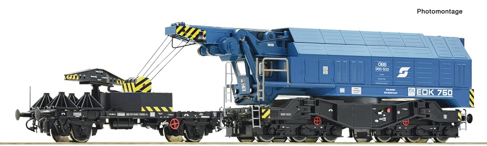 Digitalkran EDK 750 ÖBB blau DC-Snd