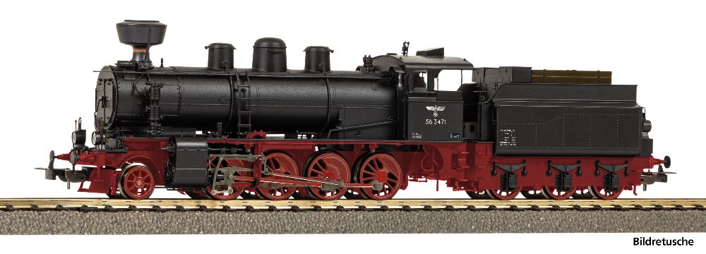 Dampflok/Sound BR 56.34-35 mit Kobelschornstein DRB II + Plu
