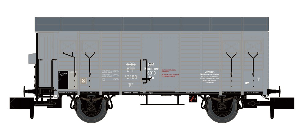 Gedeckter Güterwagen K3 KPEV, Ep.I