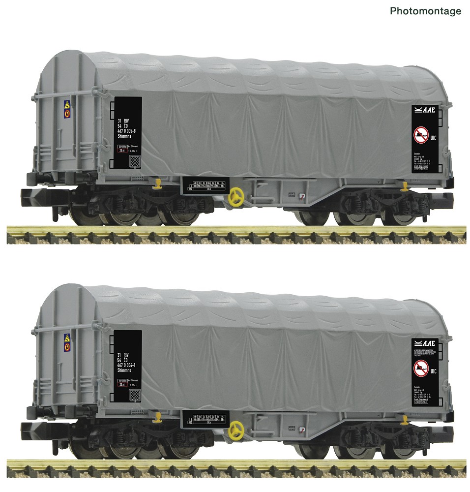 2er Set Schiebeplanenwagen
