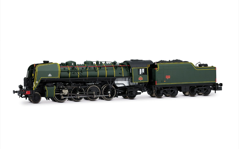 SNCF, Schlepptender-Dampflokomotive 141R 460 mit Speichen- u