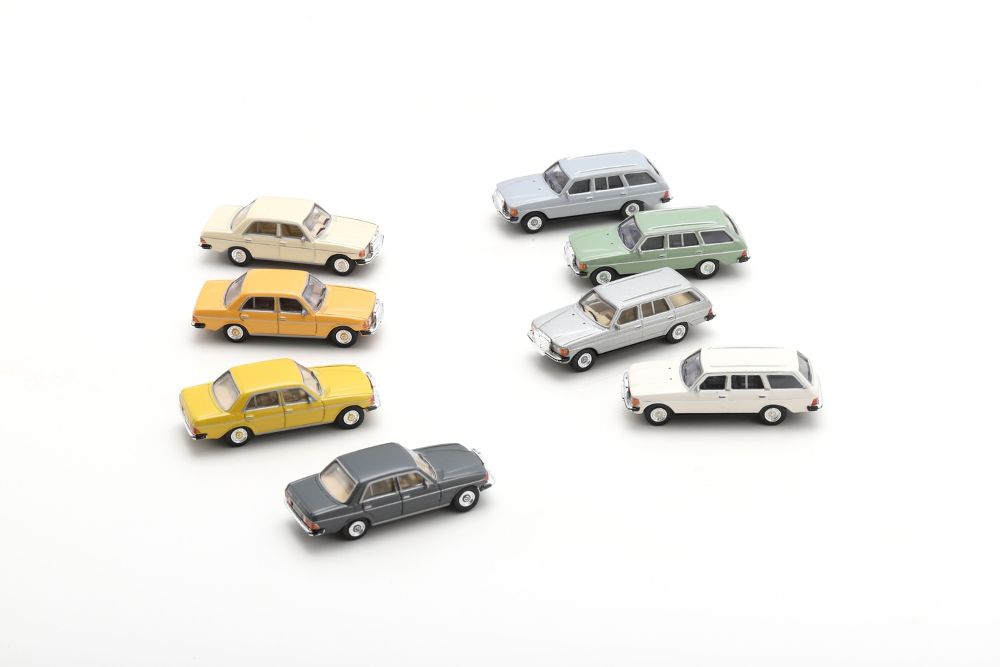 1:87 MB W123 8er Set 4xLimo./4xKombi