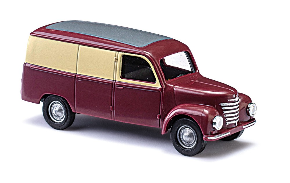 Framo Kastenwagen weinrot TT