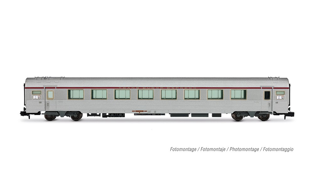 SNCF, TEE-Reisezugwagen A8u „Mistral“, Nizza – Paris, in sil