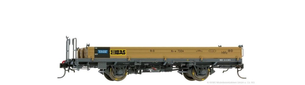 RhB Kkw 7334 Niederbordwage 0m