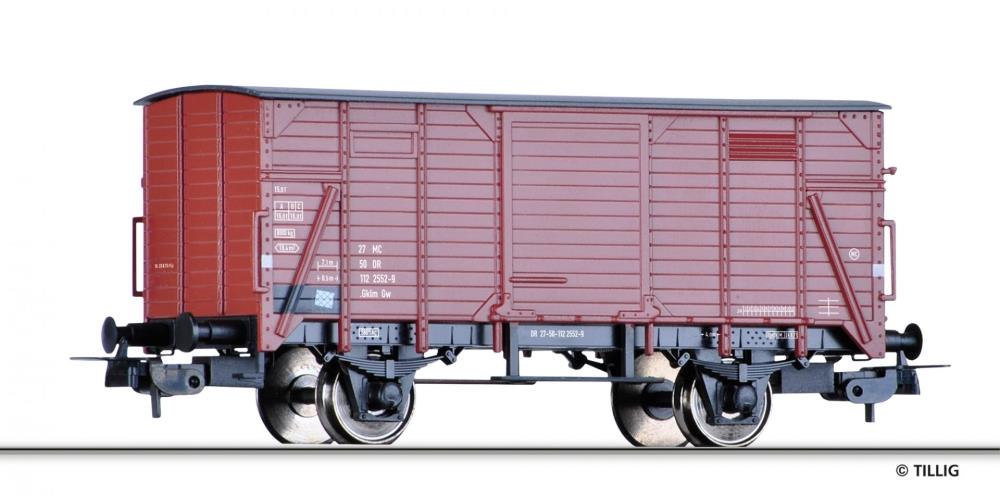 Gedeckter Güterwagen Gklm der DR, Ep. IV
