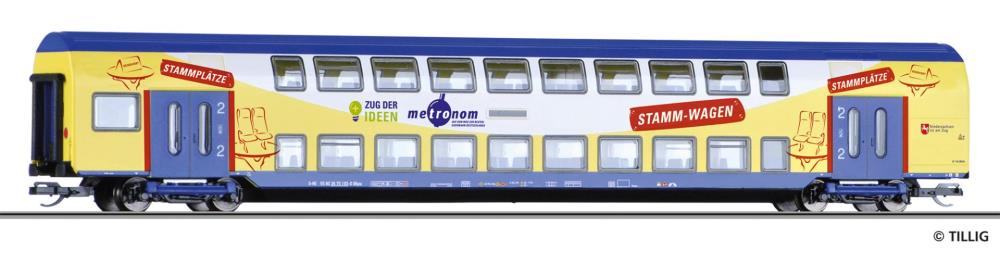 Doppelstockwagen der metronom Eisenbahngesellschaft mbH