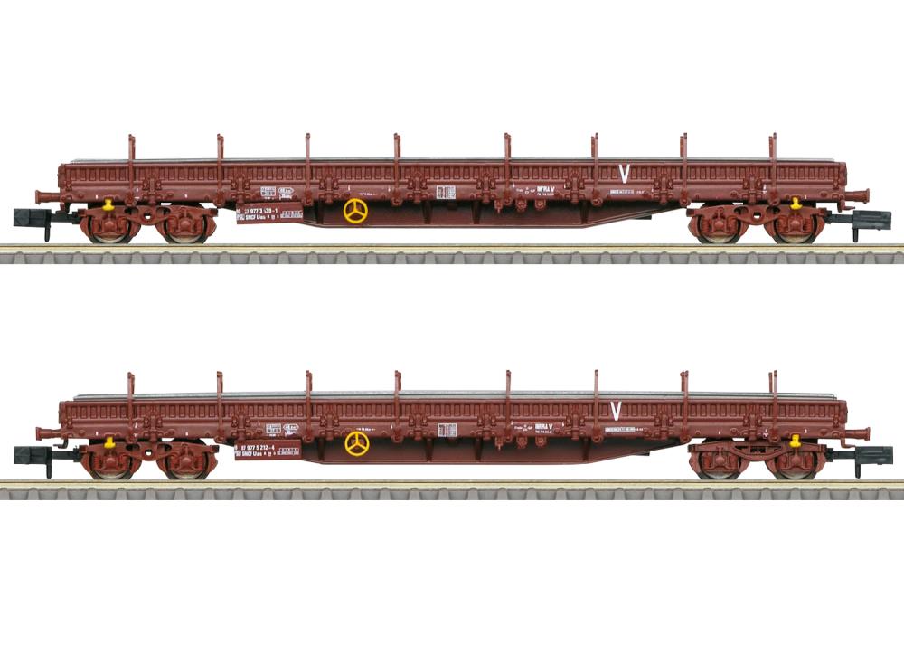 Flachwagen-Set SNCF