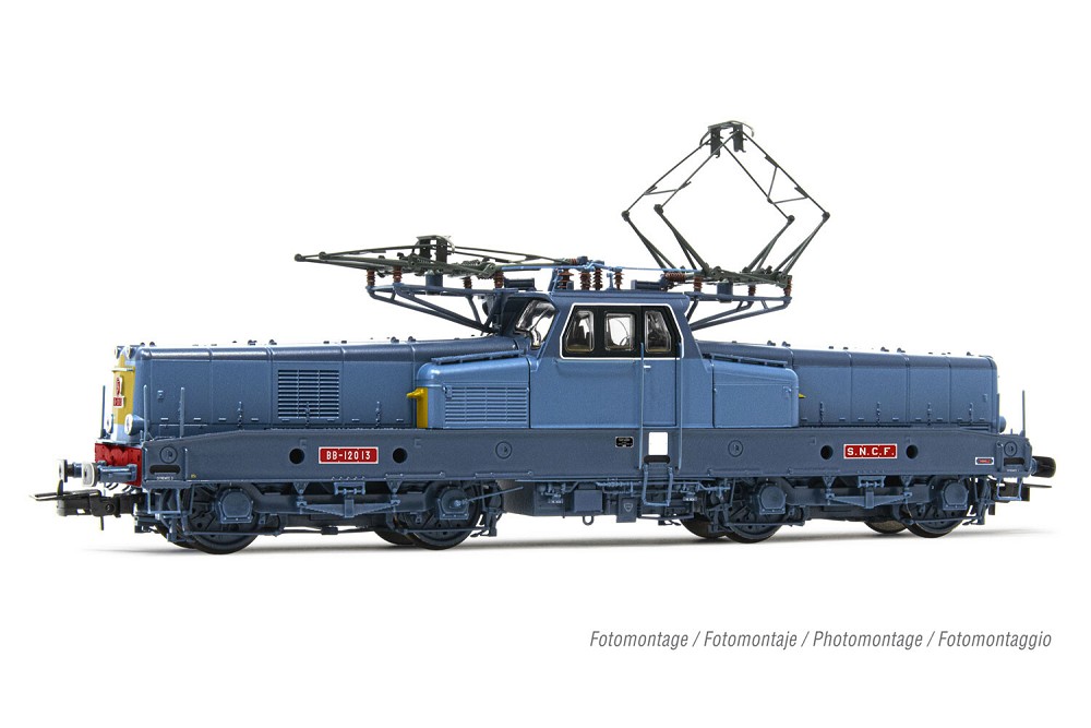 SNCF, Elektrolokomotive BB 12013, blau/gelbe Lackierung mit
