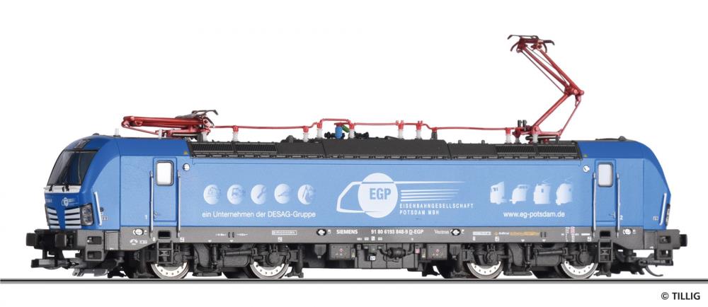 Elektrolokomotive 193 848 der Eisenbahn Gesellschaft Potsdam