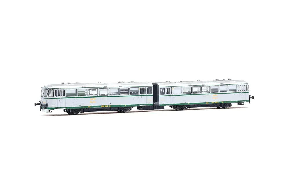 RENFE, 2-tlg. Dieseltriebwagen 591.400 „Ferrobus”, silber