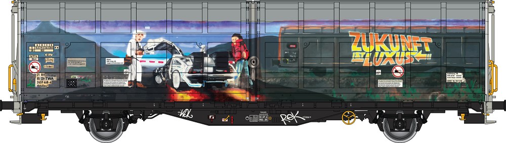 Schiebewandwagen Hbbillns SBB, Ep.VI, Graffiti Edition Schiebewandwagen Hbbillns SBB, Ep.VI, Graffiti Edition