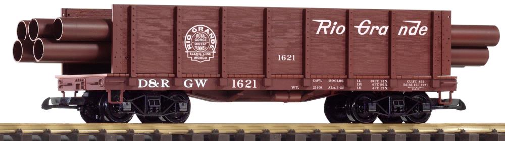 G-Hochbordwagen D&RGW mit Ladung