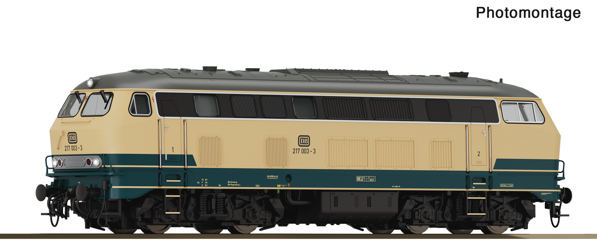 Diesellok 217 003 DB DC