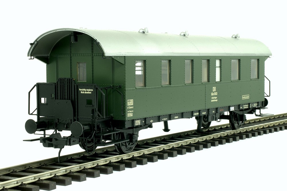 Bauzugwagen, Donnerbüchse, DB, Epoche 3, (RAL6020)