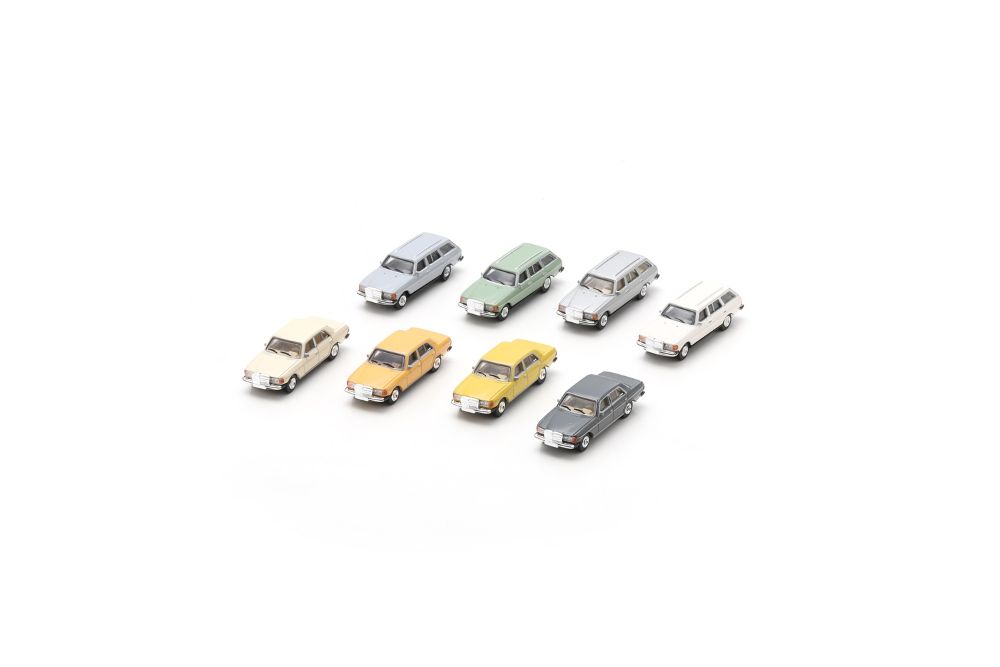 1:87 MB W123 8er Set 4xLimo./4xKombi