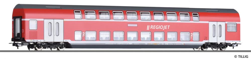 Doppelstockwagen 2. Klasse DBz750 der RegioJet, Ep. VI