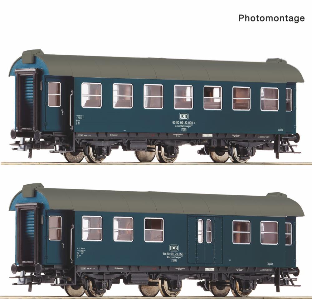 2tlg. Set Umbauwagen DB W13+