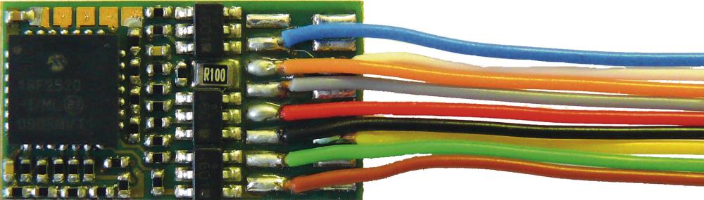 DCC-Decoder MX630R 8pol. Kabel rueckm.