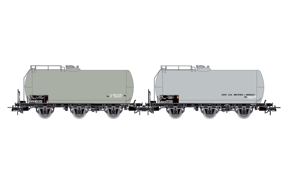 SNCF, 2-tlg. Set 3-achs. Kesselwagen, „Europ Rail S.G.M.F. /