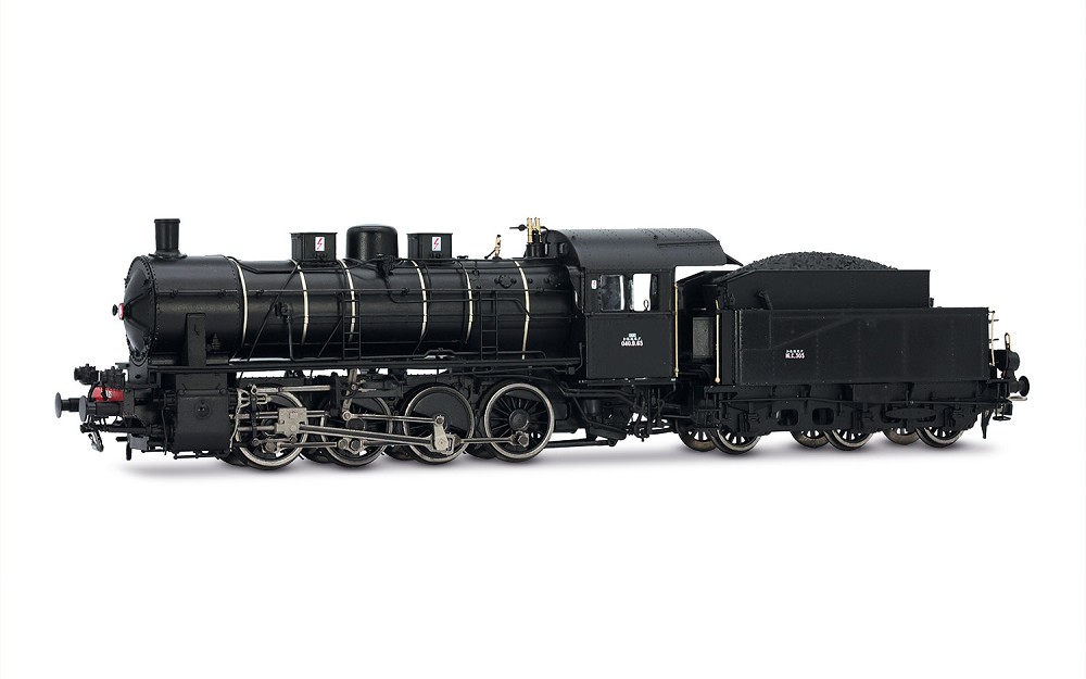 SNCF, Schlepptenderdampflokomotive 2-040 D 65, Depot Calais,
