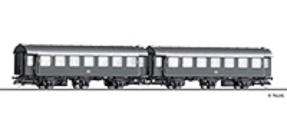 Reisezugwagen-Paar der DB