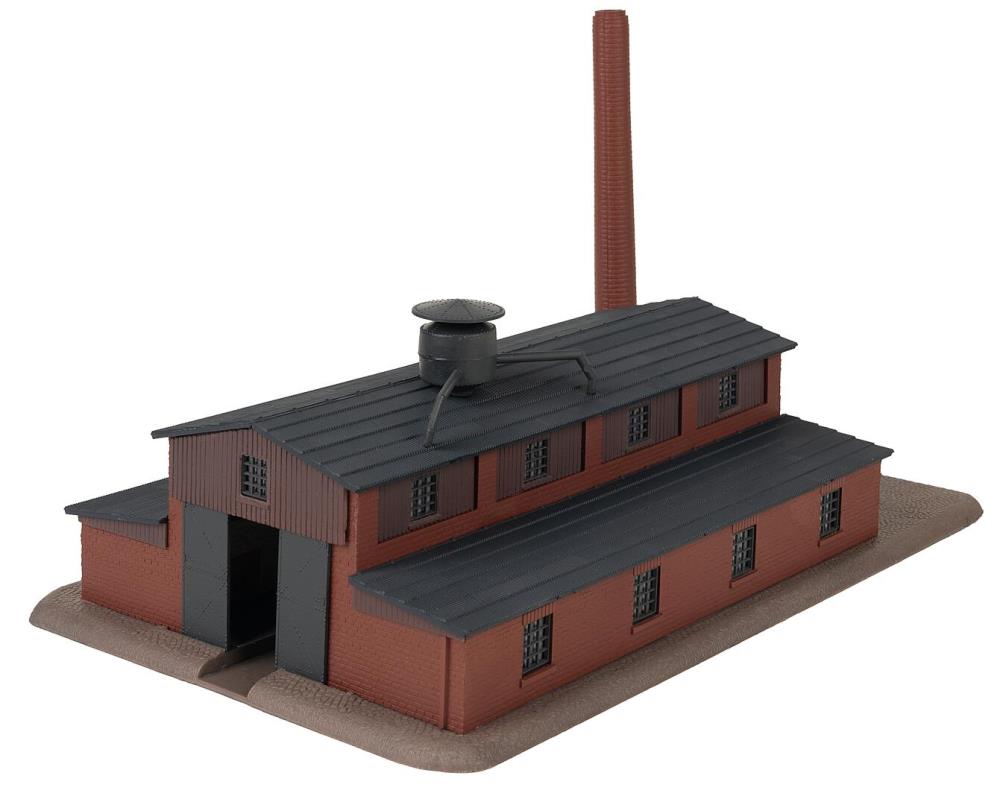 Fabrik mit Schornstein