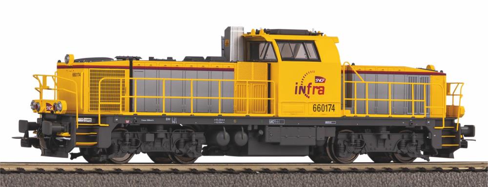 Diesellok/Sound BB 60000 Infra SNCF VI + PluX22 Dec.