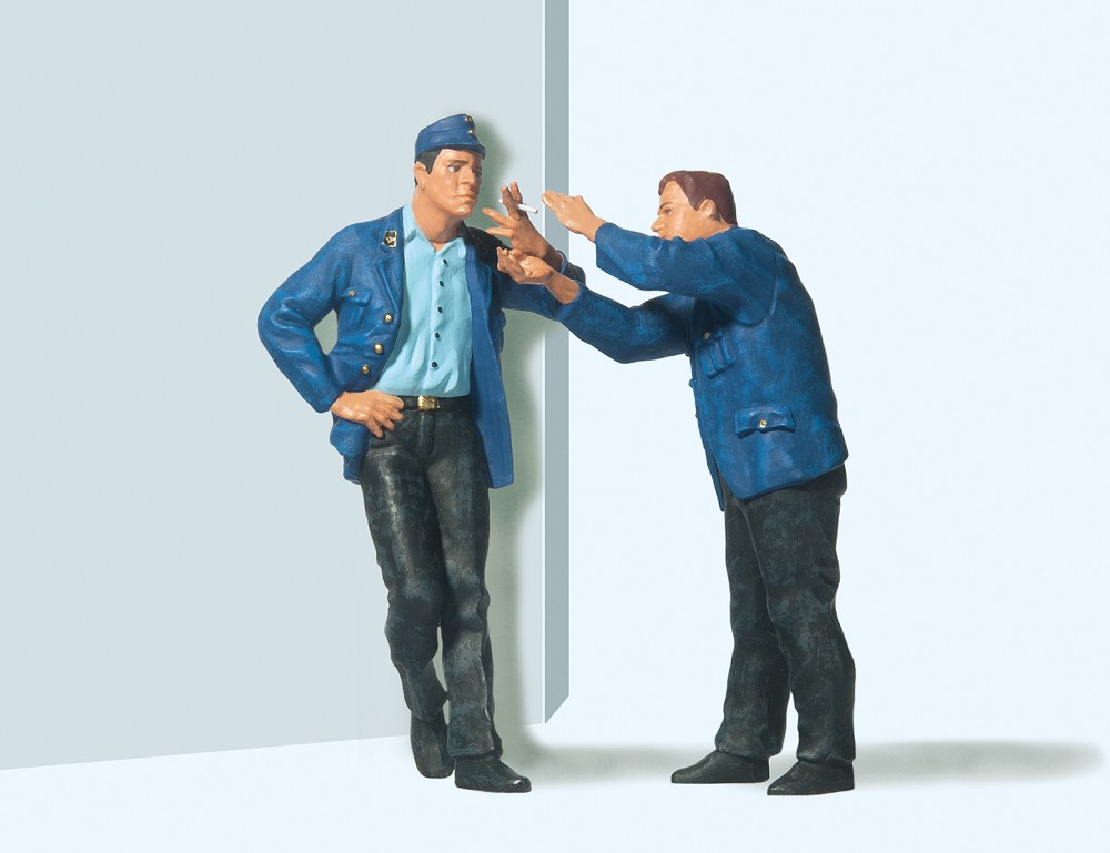 Bahnarbeiter, rauchend Bahnarbeiter, rauchend