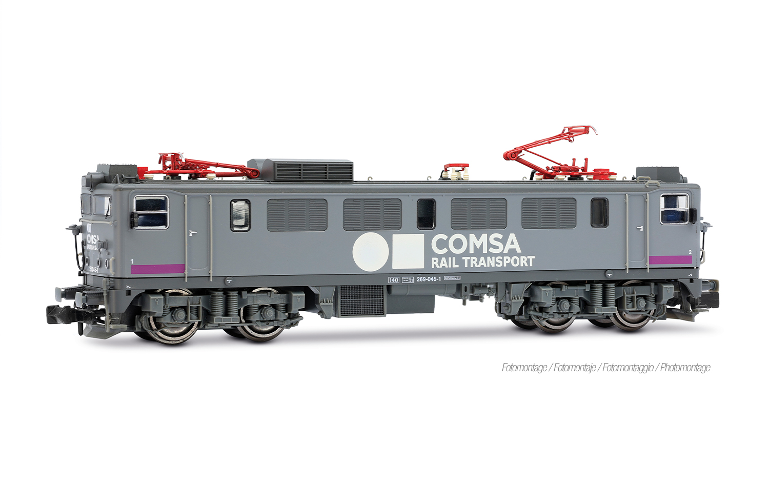 COMSA, Elektrolokomotive 269, graue Farbgebung