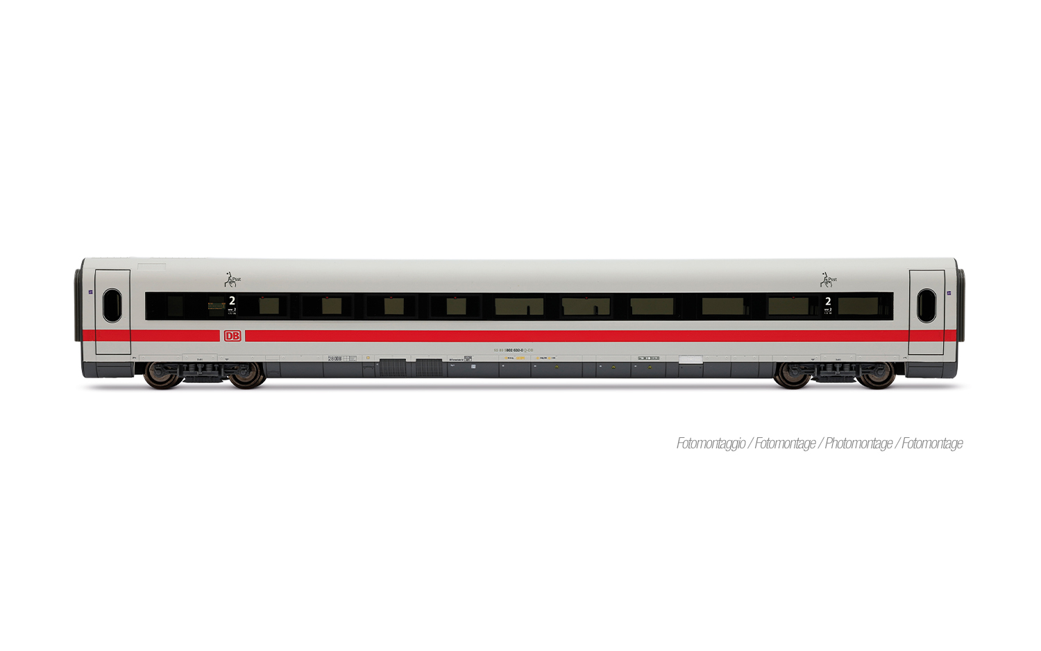 DB AG, ICE 1, Tz 155 „Rosenheim“, 5-tlg. Set Zwischenwagen (