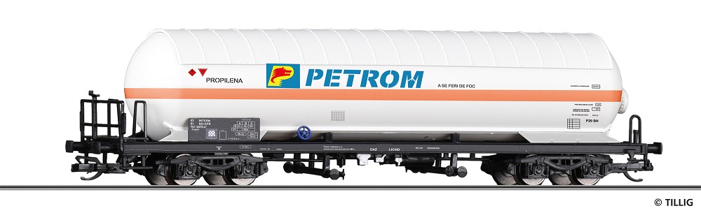 Gaskesselwagen eingestellt bei der CFR
