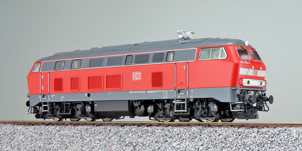 Diesellok, H0, BR 218, 218 472 DB, verkehrsrot, Ep VI, Vorbi