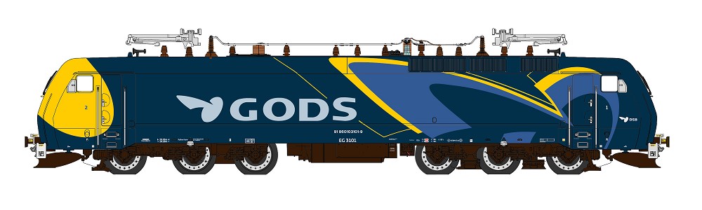 E-Lok Serie EG 3101 DSB Gods, Ep.V, AC E-Lok Serie EG 3101 DSB Gods, Ep.V, AC