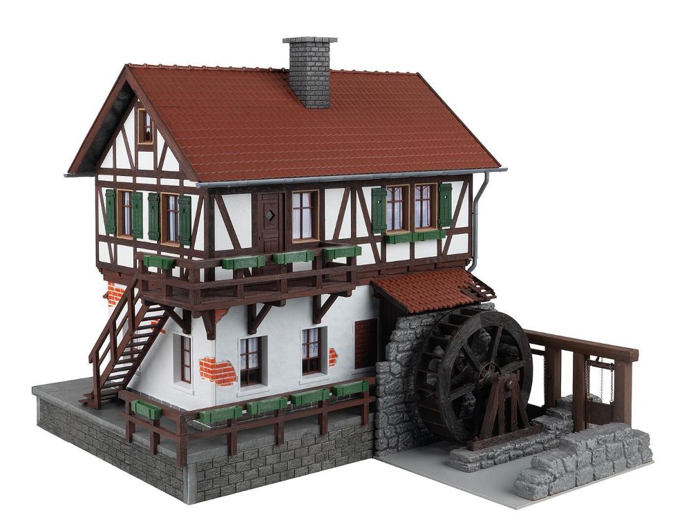 Wassermühle mit Fachwerk