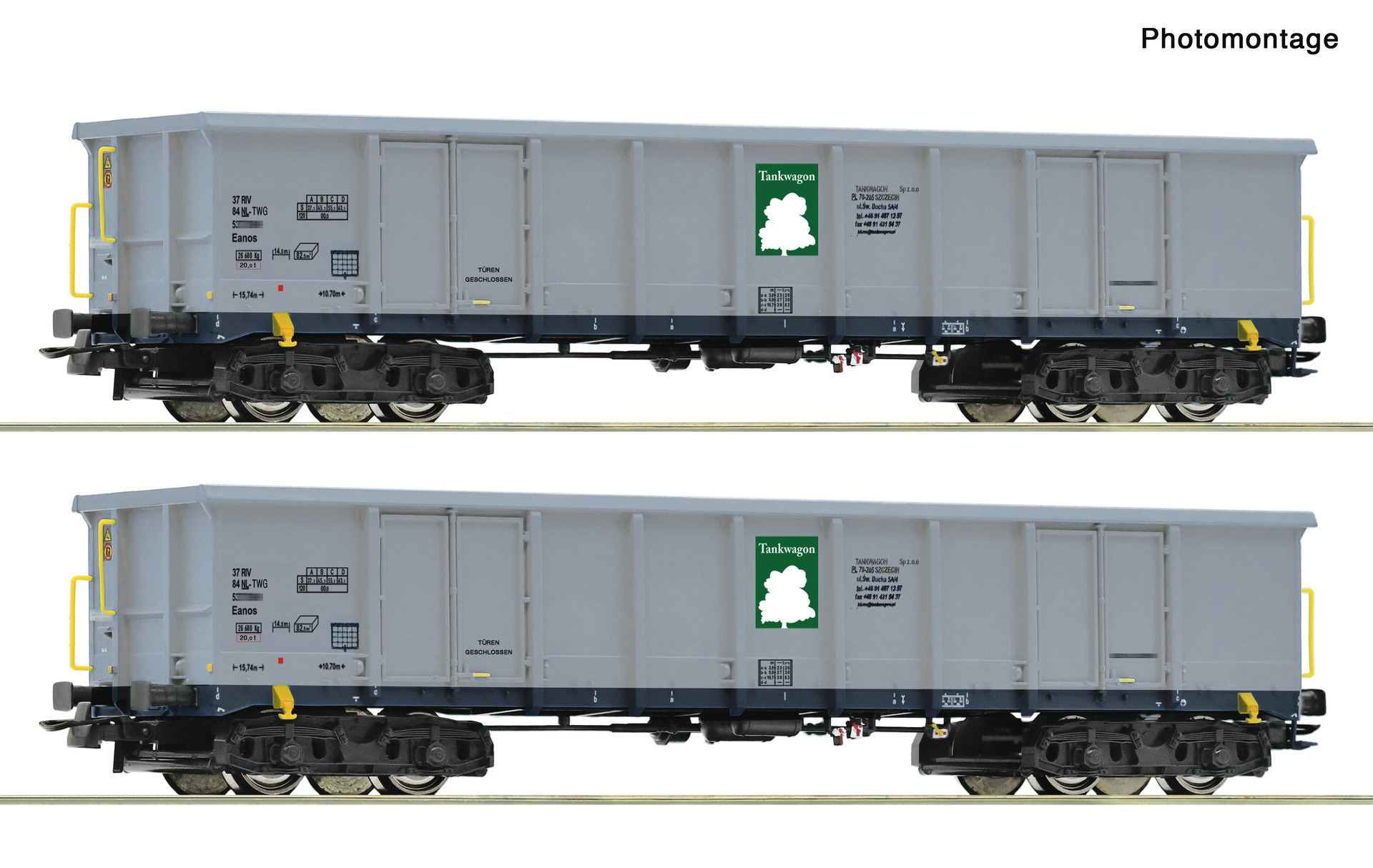 2er Set Eanos Tankwagon