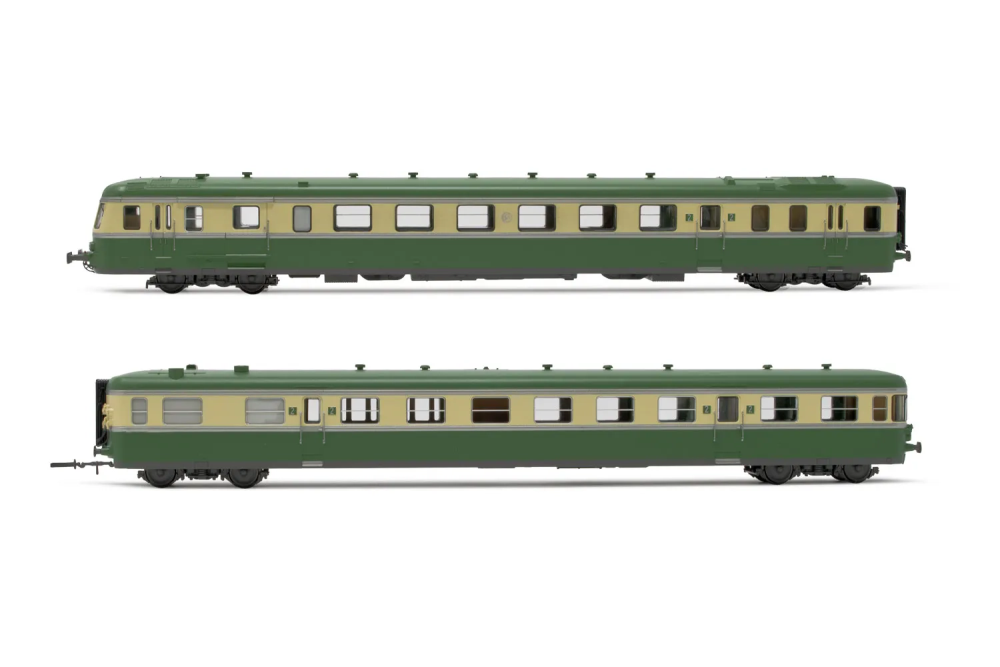 SNCF, 2-tlg. Dieseltriebwagen RGP II X 2717 mit Beiwagen XR