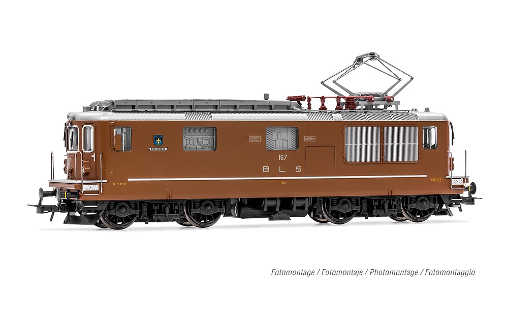 BLS, vierachsige elektrische Mehrzwecklokomotive Re 4/4 167