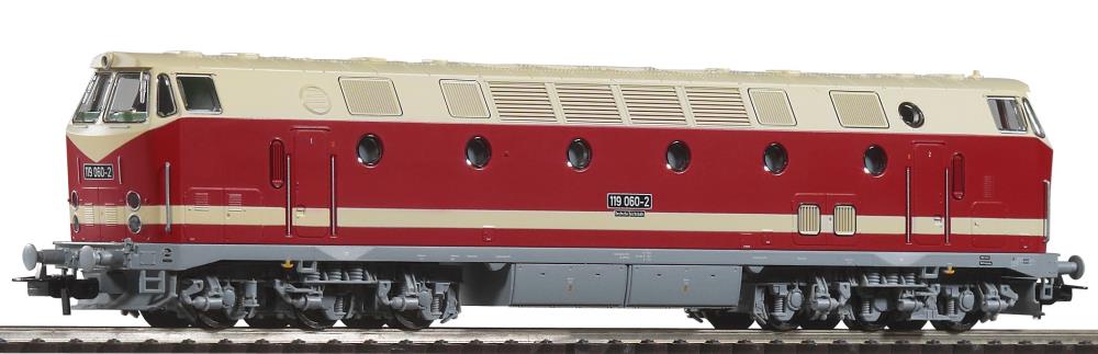 ~Diesellok BR 119 DR IV + lastg.Dec.
