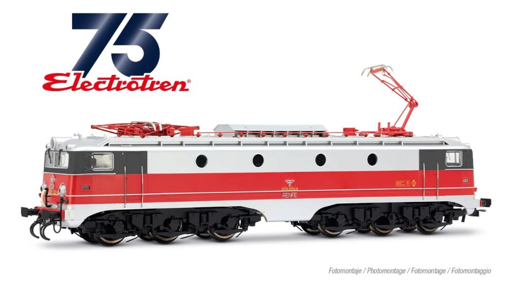 RENFE, sechsachs Elektrolokomotive 276-030, mit zwei untersc