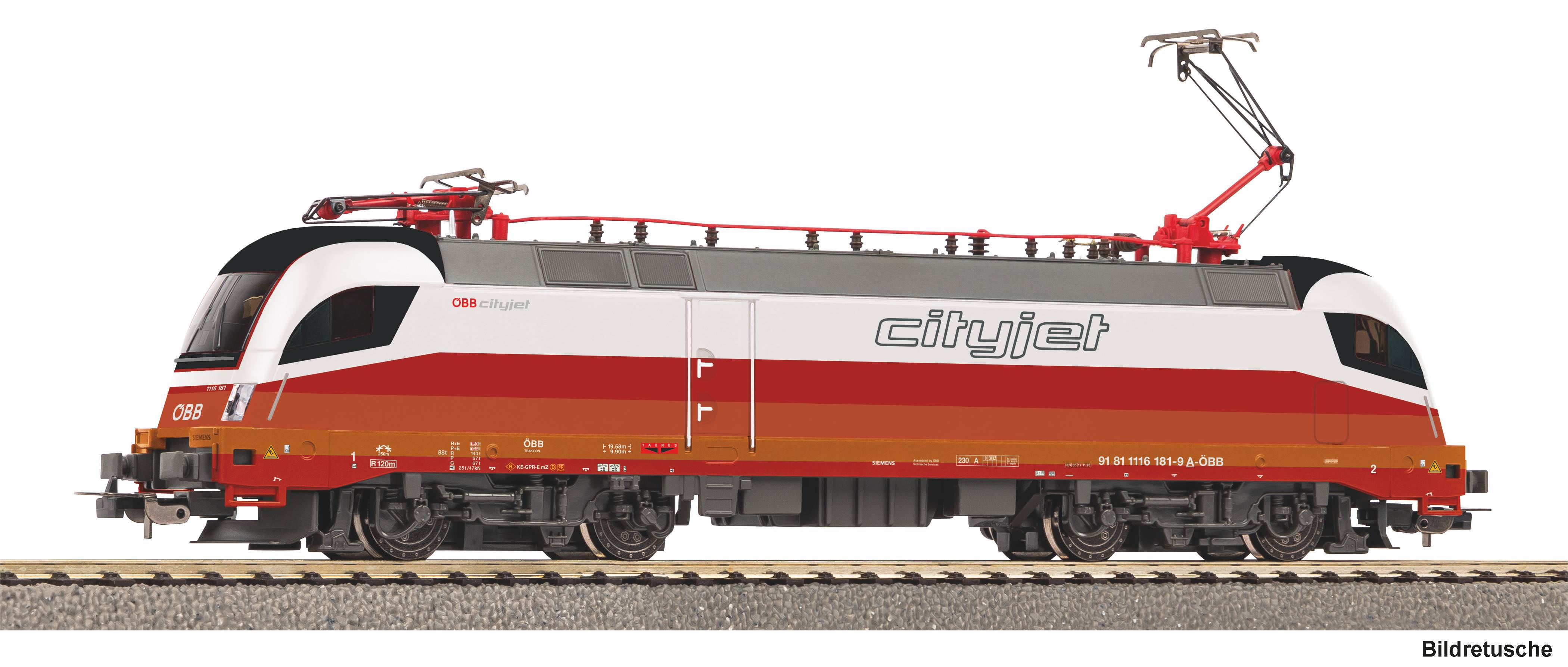 ~Elektrolok Taurus CityJet ÖBB VI + PluX22 Dec.